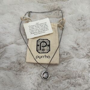 Pyrrha K initial Pendant Necklace